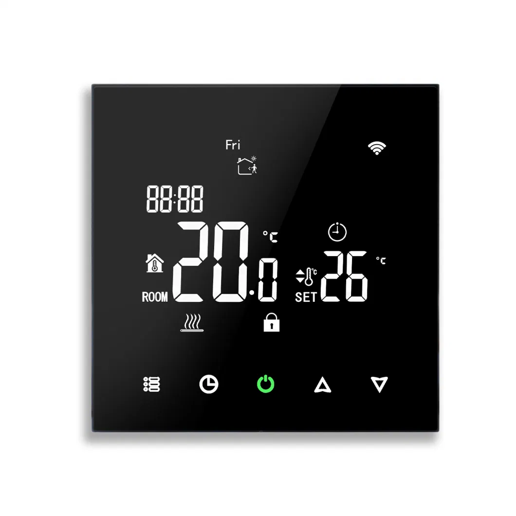 Smart Weekly Programmable LCD Room Thermostat for Heating and Cooling HVAC System